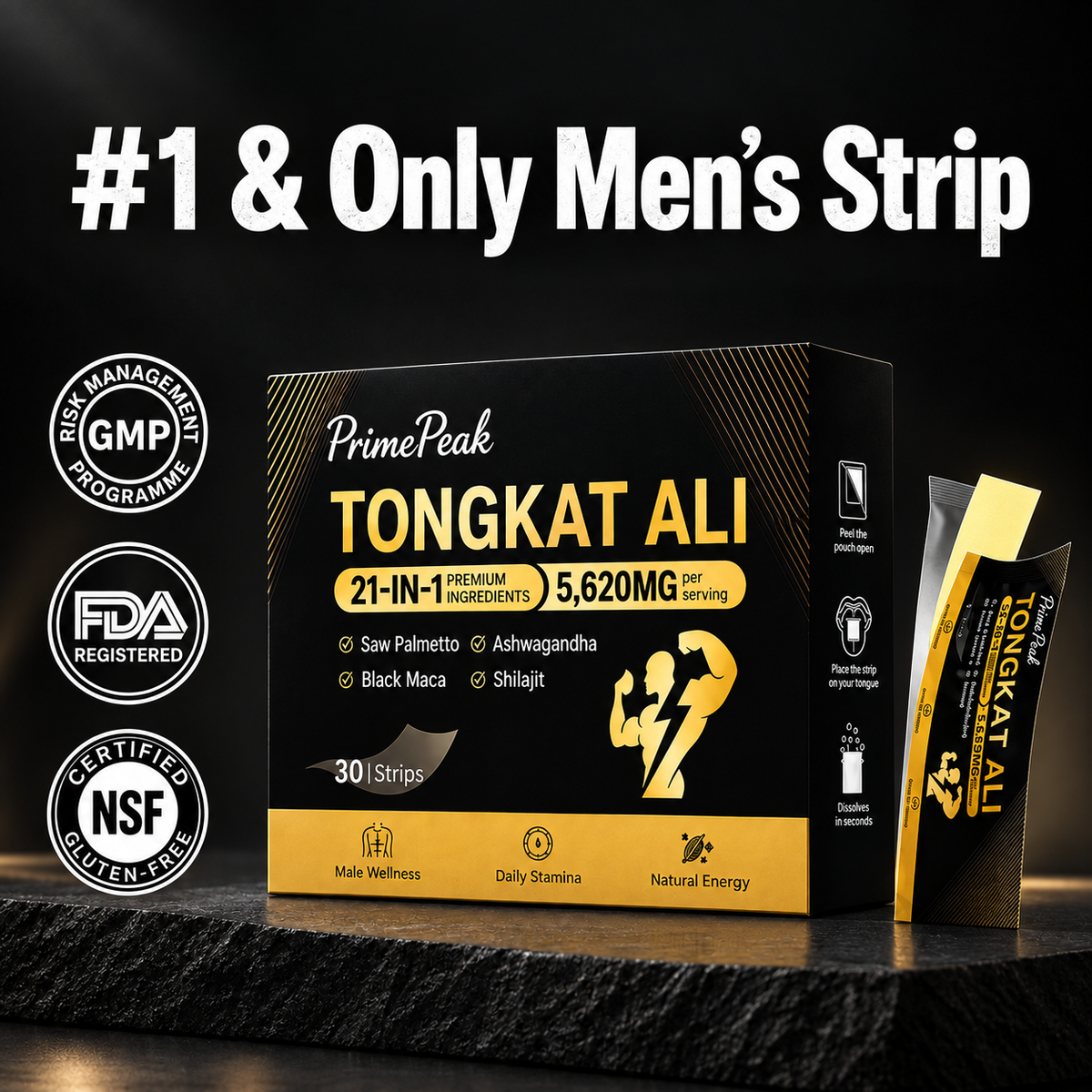Tongkat Ali 21 in 1 Strips